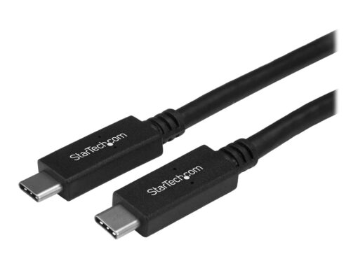 StarTech.com USB 3.1 USB Type C kabel 1m Sort