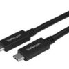StarTech.com USB 3.1 USB Type C kabel 1m Sort