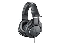 Audio Technica ATH M20X Kabling Hovedtelefoner Sort