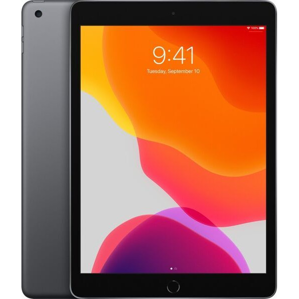Begagnad Apple iPad 7th Gen. LTE (2019) 128 GB Grade C - Rymdgrå