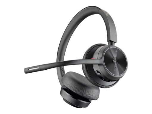 Poly Voyager 4320 M Trådløs Kabling Headset Sort