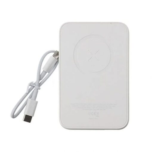 Powerbank med Magsafe Rvelon 5000 mAh Vit