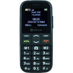 DENVER 4G Knapp-telefon med SOS/alarm-knapp och stora tydliga knappar