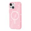 iPhone 15 Plus14 Plus Mobilskal Glitter Magsafe Rosa