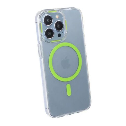 iPhone 15 Pro Max Stöttålig Mobilskal med Magsafe Grön