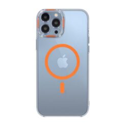 iPhone 15 Pro Max Stöttålig Mobilskal med Magsafe Orange