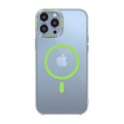 iPhone 15 Pro Stöttålig Mobilskal med Magsafe Grön