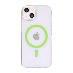 iPhone 15 Stöttålig Mobilskal med Magsafe Grön