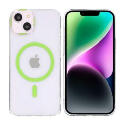 iPhone 15 Stöttålig Mobilskal med Magsafe Grön