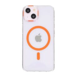 iPhone 15 Stöttålig Mobilskal med Magsafe Orange
