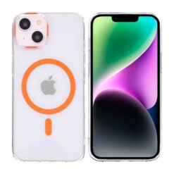 iPhone 15 Stöttålig Mobilskal med Magsafe Orange