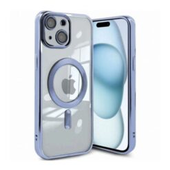 Luxury Mobilskal med Magsafe iPhone 15 Blå
