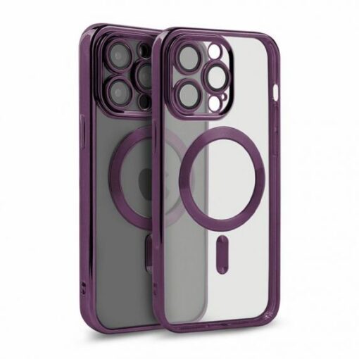 Luxury Mobilskal med Magsafe iPhone 15 Pro Max Lila