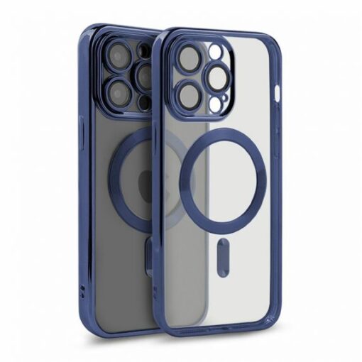 Luxury Mobilskal med Magsafe iPhone 15 Pro Mörkblå