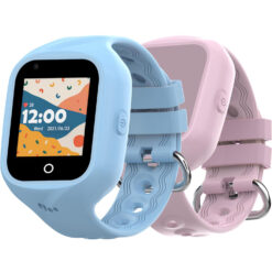 Kidswatch 4G Smartwatch för barn Blå + Rosa rem