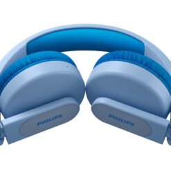 Philips Kids TAK4206BL blå barnhörlurar hopvikta för förvaring