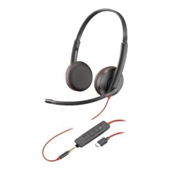 Poly Blackwire C3225 Kabling Headset Sort
