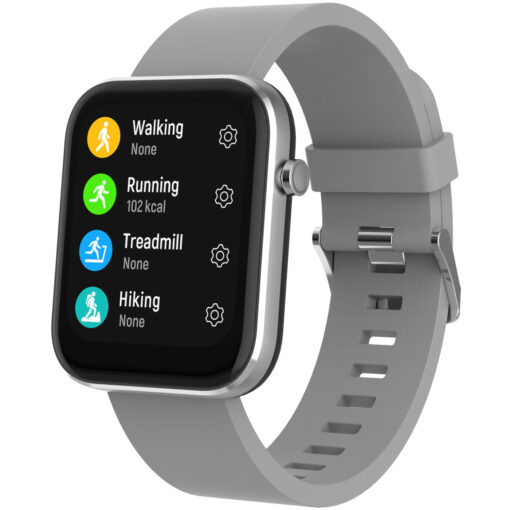 SW-182GR Bluetooth smartwatch with heart rate sensor, blood pressure and blood oxygen monitor