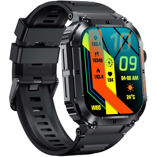 SWC-191B Bluetooth SmartWatch with heartrate, blood pressure and blood oxygen sensor & call function