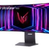 LG UltraGear 34GS95QE-B 34 tum UltraWide OLED 240 Hz Gaming-skärm – Svart