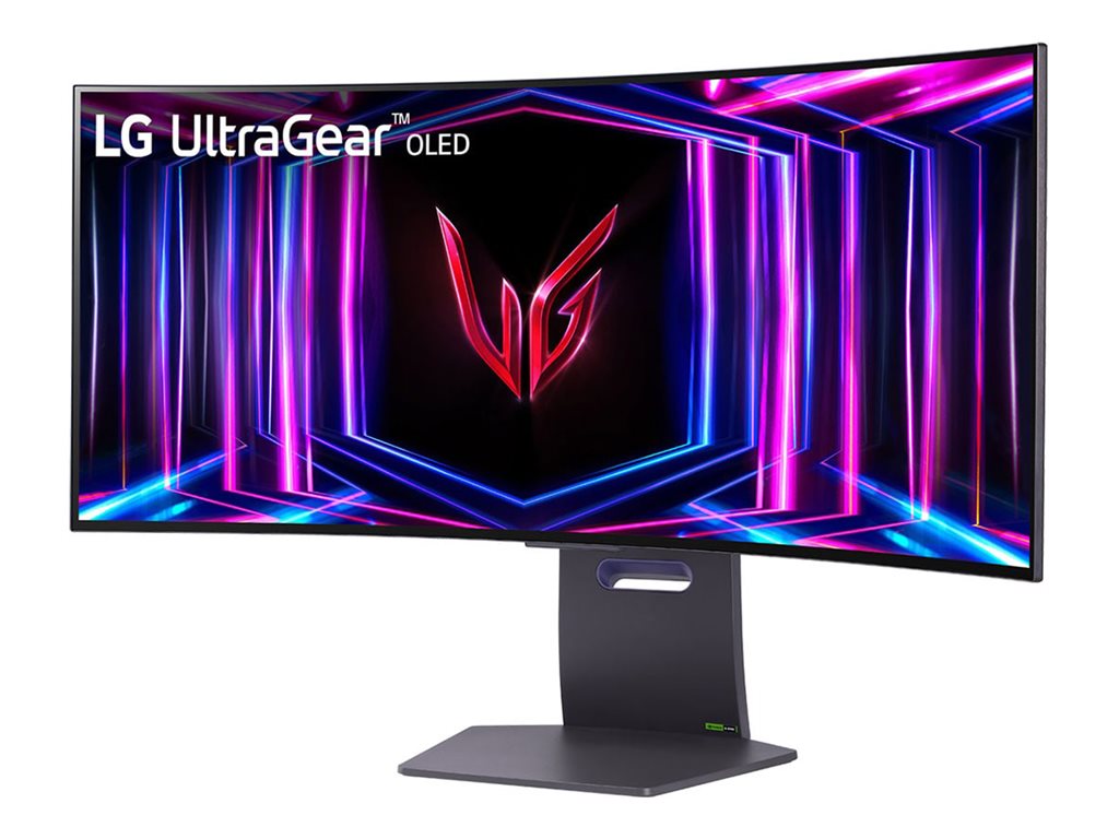 LG UltraGear 34GS95QE-B 34 tum UltraWide OLED 240 Hz Gaming-skärm – Svart