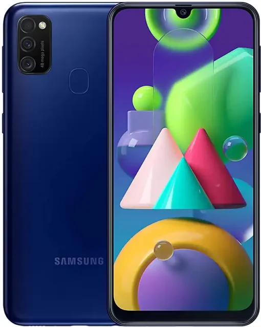 Samsung Galaxy M21 64GB Blå Bra skick (B)