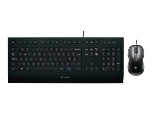 Logitech Corded K280e - Tastatur - USB - US Intern