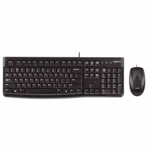 Logitech Desktop MK120 Tastatur og mus-sæt Kabling Nordisk