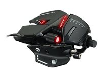 Mad Catz R.A.T.8 Optisk Kabling Sort