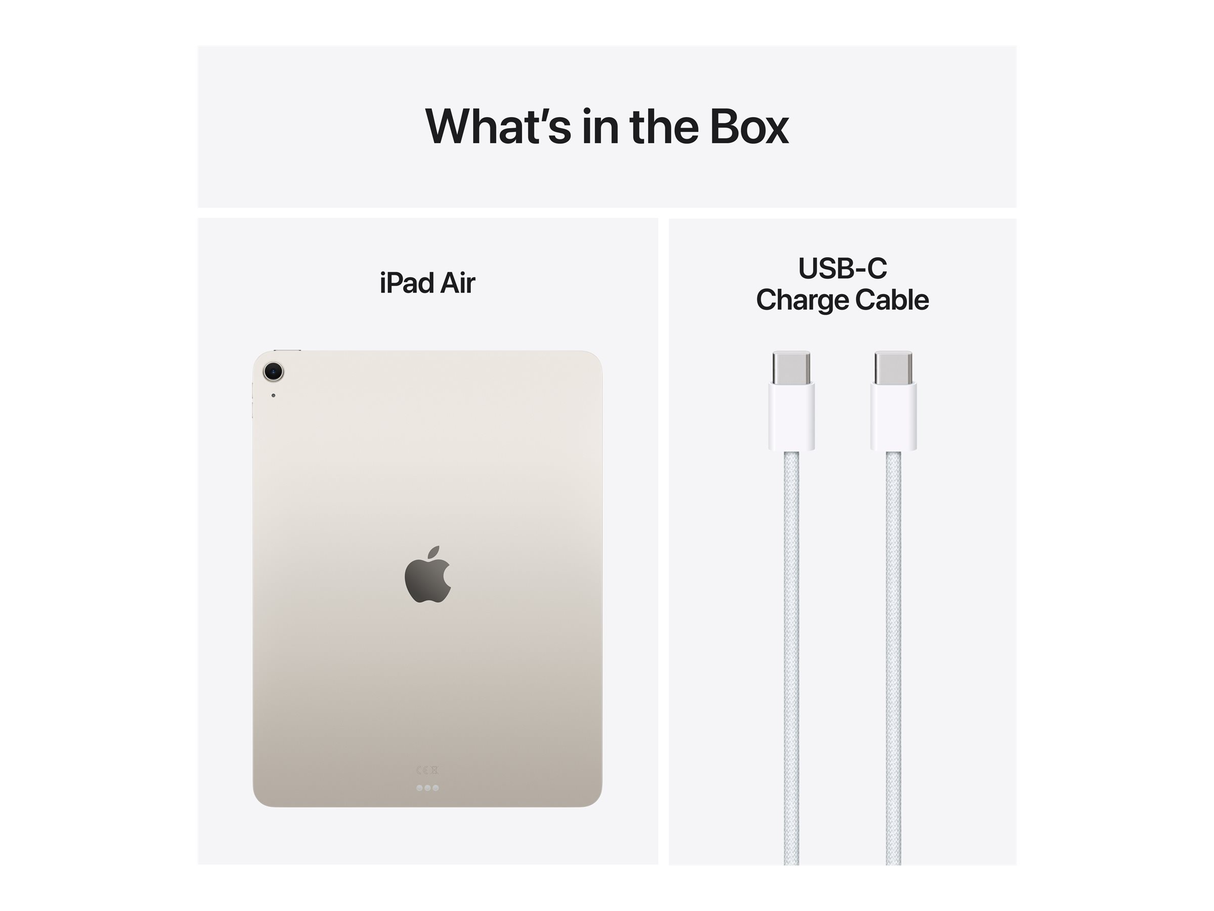 Apple 13" iPad Air M3 Wi-Fi 128GB 8GB RAM - Stjärnglans