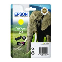 Epson 24 Gul Bläckpatron – Claria Photo HD, Standardkapacitet