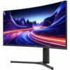 V7 L340WQ HAS E 34 UW QHD Curved Monitor – USB C, 120 Hz, 350 nits, höj och sänkbart stativ3