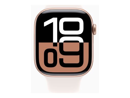 Apple Watch Series 10 (GPS) 46 mm Pink Hvid Smart ur
