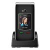 Bea-fon Silver Line SL645 Plus - sort-sølv - funktionstelefon - GSM