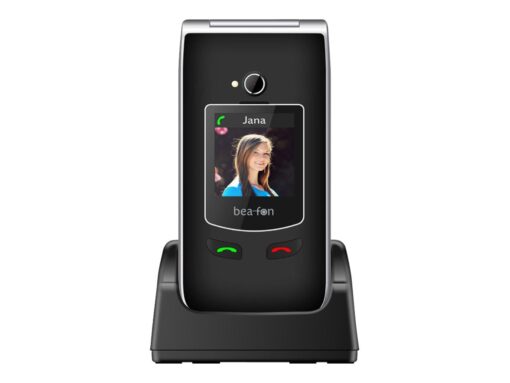 Bea-fon Silver Line SL645 Plus - sort-sølv - funktionstelefon - GSM