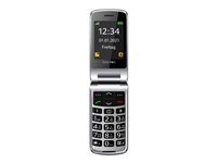 Bea-fon Silver Line SL645 Plus - sort-sølv - funktionstelefon - GSM