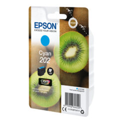 Epson 202 Cyan 300 sider Blæk C13T02F24010