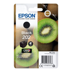 Epson 202 Sort 250 sider Blæk C13T02E14010