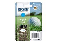 Epson 34 Cyan 300 sider Blæk C13T34624010