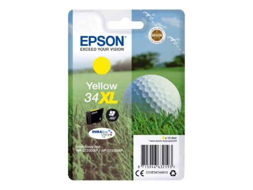 Epson 34 Gul 300 sider Blæk C13T34644010