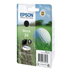 Epson 34 Sort 350 sider Blæk C13T34614010