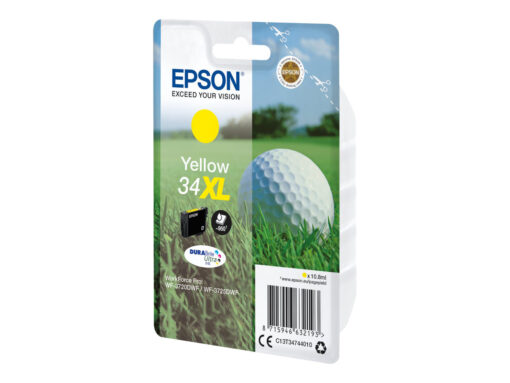 Epson 34XL Gul 950 sider Blæk C13T34744010