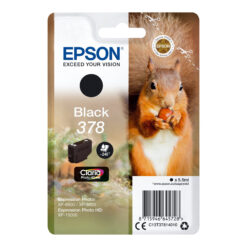 Epson 378 Sort 240 sider Blæk C13T37814010