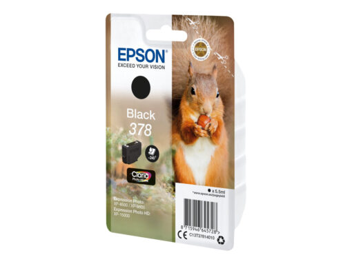 Epson 378 Sort 240 sider Blæk C13T37814010