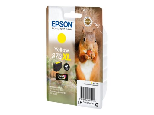 Epson 378XL Gul 830 sider Blæk C13T37944010