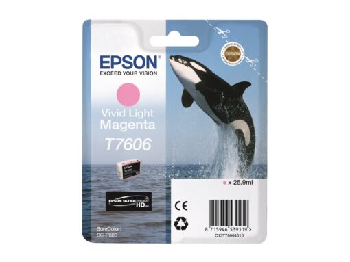 Epson T7606 Levende lyserød Blæk