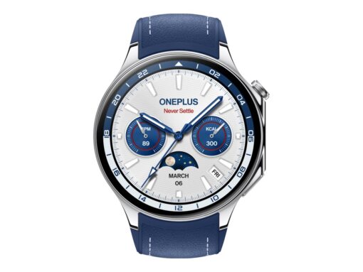 OnePlus Watch 2 46 mm Blå Sølv Smart ur