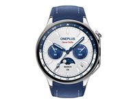 OnePlus Watch 2 46 mm Blå Sølv Smart ur