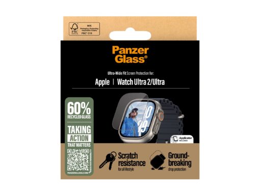 PanzerGlass Skærmbeskytter Smart watch Transparent Hærdet glas (mikrofraktur2023) Polyetylen tereftalat (PET)