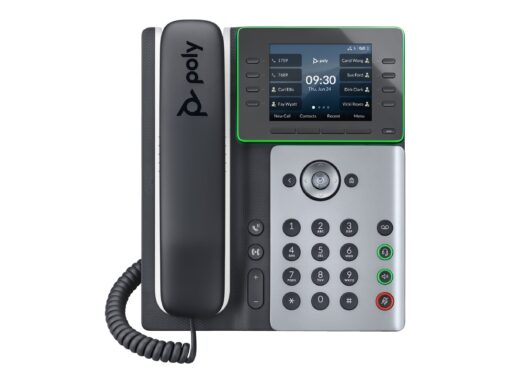 Poly Edge E320 VoIP-telefon Sort